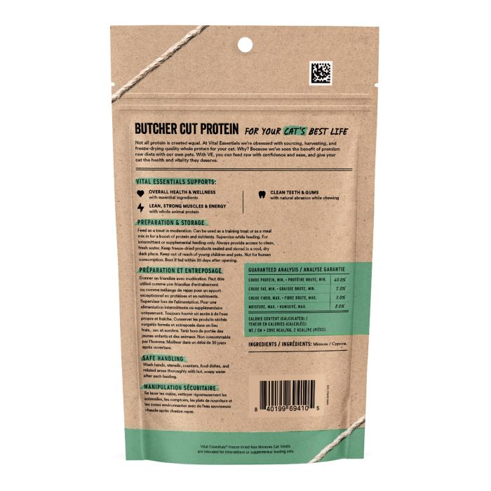 Vital Essentials Minnows Cat Treats, 1 oz | Freeze-Dried Raw | Single Ingredient | Grain Free, Gluten Free, Filler Free - Image 8