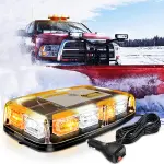 Nilight 12 Inch Roof Top Strobe Lights 48LED Hazard Light Emergency Safety Warning LED Flashing Bar Magnetic Mount 12V 24V Cars Trucks Tractors Snow Plows Construction Vehicles