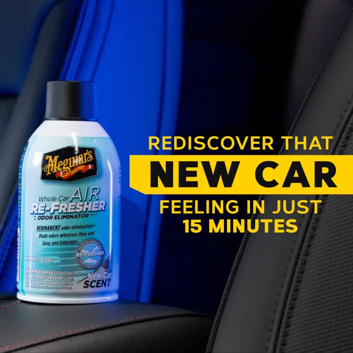 Meguiar's G16402 Whole Car Air Re-Fresher Odor Eliminator Mist, New Car Scent, 2 Fluid Ounces - Image 6