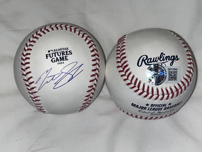 Matt Shaw Chicago Cubs Autographed Signed Official 2024 Futures Game Baseball Beckett WITNESS COA - Image 1
