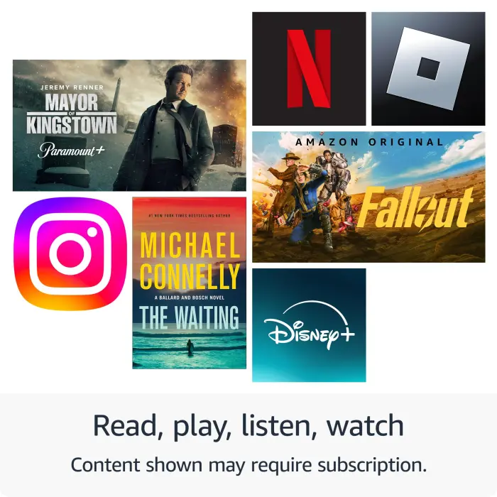 Amazon Fire HD 8 tablet (newest model), 8” HD Display, 3GB memory, 32GB, designed for portable entertainment, Black - Image 7