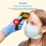 Etekcity Infrared Thermometer Laser Temperature Gun 774, Meat Food Candy Oven Thermometer for Griddle Accessories, Heat Gun for Cooking Refrigerator Tools, Adjustable Emissivity & Max Measure, Yellow - Image 4