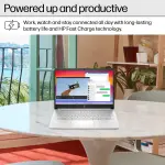 HP Ultrabook 14 Laptop Computer Business Study & Home 2025, Lifetime MS Office + Windows 11 Pro, Quad-Core Intel CPU, 16GB RAM & 628GB Storage (128GB UFS+500GB Ext), Wi-Fi 6, HubxcelAccessory, Silver - Image 3