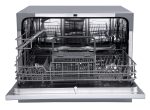 EdgeStar DWP62WH 6 Place Setting Portable Countertop Dishwasher - White - Image 6