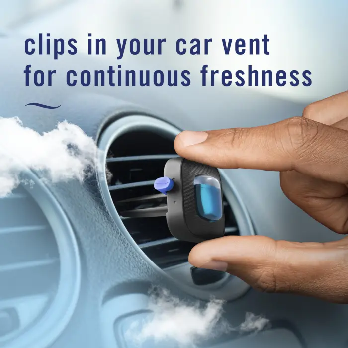 Febreze Car Air Freshener Vent Clip Laundry Fresh Scent, .07 oz. Car Vent Clip, Pack of 4 - Image 7