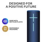 Ultimate Ears MEGABOOM 4 Portable Waterproof Bluetooth Speaker, 360-Degree Sound, Thundering Bass, 147ft Range, 20-Hour Battery, Floating Speaker - Blue (Renewed) - Image 3