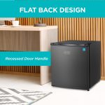 BLACK+DECKER 1.7 Cu. Ft. Compact Refrigerator, ENERGY STAR Certified, Single Door Mini Fridge with Chiller Compartment, Personal Fridge for Home or Dorm Room, R600a Refrigerant, BCRK17B, Black - Image 3