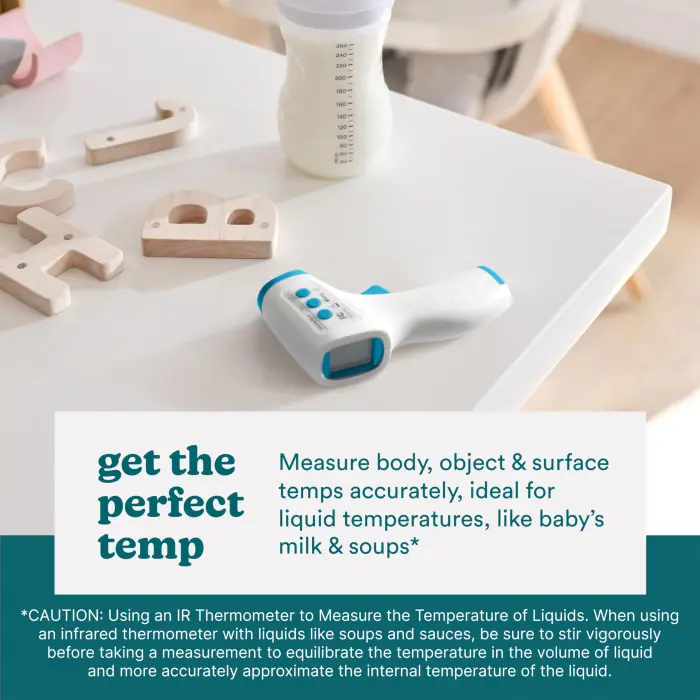 HoMedics Non-Contact Infrared Forehead Thermometer, Clinically Proven Fast Accurate Results, High-Fever Alert with 4-in-1 Readings - Image 4