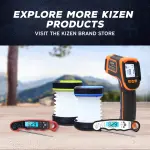 Kizen Infrared Temperature Gun - Handheld Surface Infrared Thermometer for Griddle, Grill, Pizza Oven, Candy, & A/C - Laser Thermometer Gun -58F to 1112F - Surface Temp Gun - Image 2