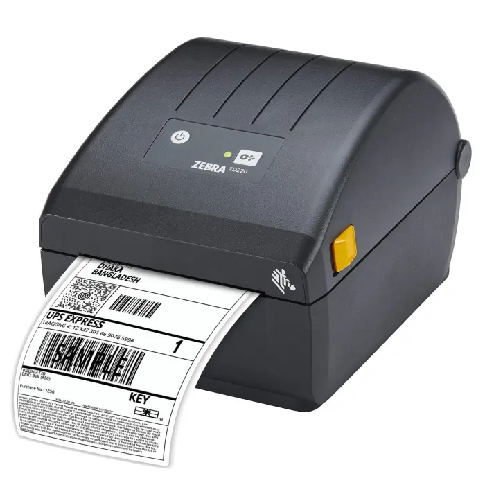 Zebra ZD220 Thermal Desktop Printer 4"| 203 DPI | No Ink Required | USB Connectivity | 2 Year Warranty | Direct Thermal | Z-Spark Series - Image 1