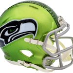 Unsigned S.e.a.t.t.l.e Seahawks Flash Green Speed Mini Helmet Stock #198874
