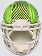 Unsigned S.e.a.t.t.l.e Seahawks Flash Green Speed Mini Helmet Stock #198874 - Image 5