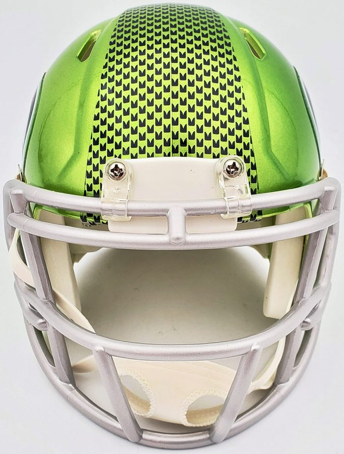 Unsigned S.e.a.t.t.l.e Seahawks Flash Green Speed Mini Helmet Stock #198874 - Image 5