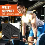 Weight Lifting Straps with D Rings, 2 In 1 Heavy Duty Gym Wrist Straps for Men, 8mm Neoprene Padded Non-Slip Lifting Wrist Straps for Weightlifting, Deadlifting, Cable Machine Workouts & Pull-Ups - Image 4