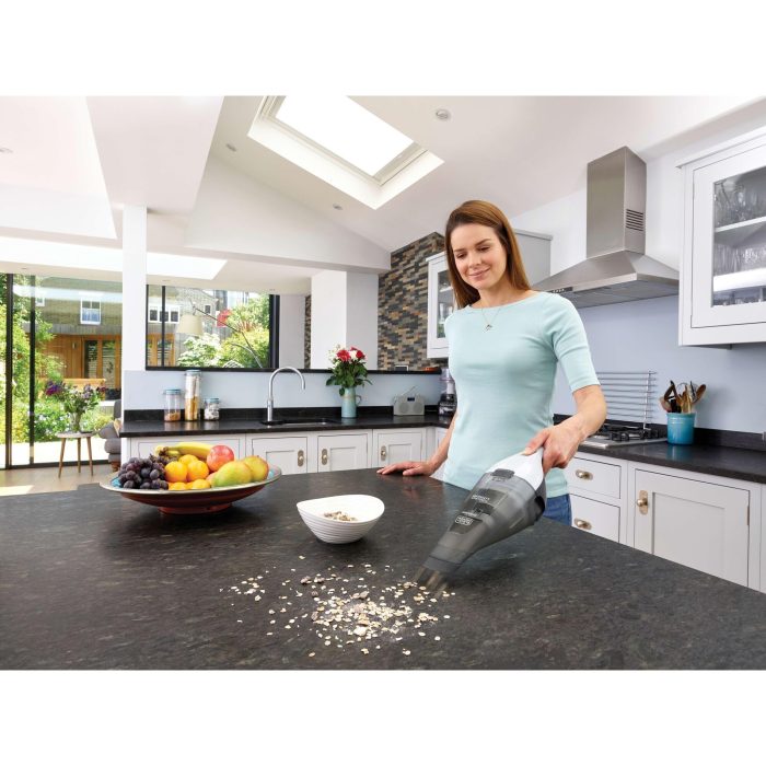 BLACK+DECKER dustbuster Cordless Handheld Vacuum, Portable Car Vacuum Cordless Rechargeable, Wall Mount, Strong Suction QuickClean (HNVC215B10) - Image 5