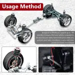 BFXM 2PCS Brake Caliper Hanger Compression Mechanic Tool with Rubber Tips, Durable Steel, Rust-Proof Automotive Tools for Braking, Axle, Suspension, Herramientas para Extensión de Frenos - Image 3