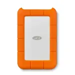 LaCie Rugged Mini, 5T,B USB 3.0 Portable 2.5 inch External Hard Drive for PC and Mac, Orange/Grey, with Rescue Services (STJJ5000400)