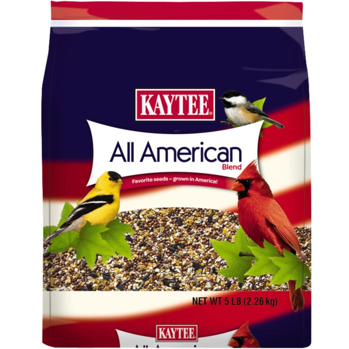 81hknGJTwpL Kaytee All American Wild Bird Food Seed Blend, 5 Pound - Image 1