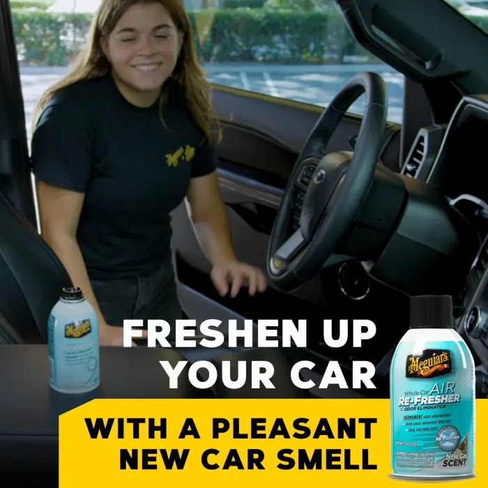 Meguiar's G16402 Whole Car Air Re-Fresher Odor Eliminator Mist, New Car Scent, 2 Fluid Ounces - Image 9