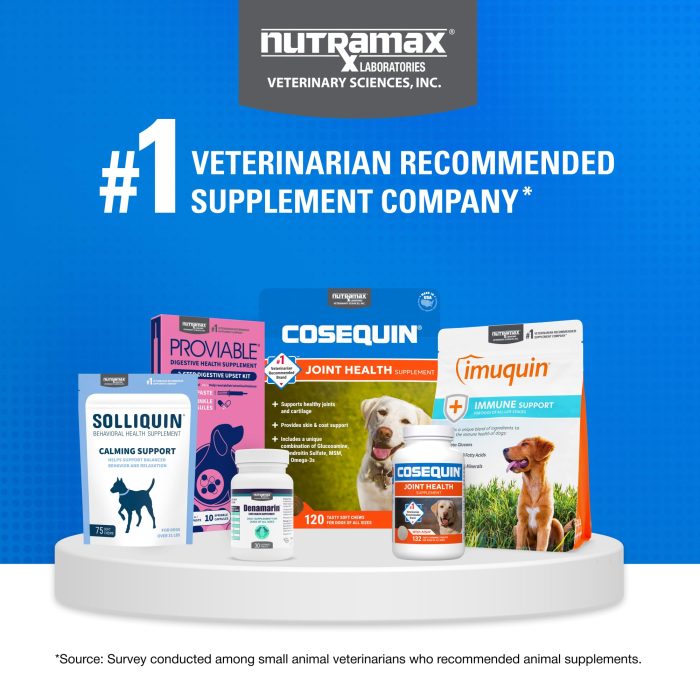 Nutramax Cosequin for Dogs Joint Health Supplement, Contains Glucosamine for Dogs, Plus Chondroitin and MSM, Supports Healthy Joints, For All Breeds and Sizes, Chewable Tablets, 132 Count - Image 2