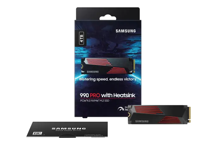 Samsung 990 PRO SSD 4TB PCIe 4.0 M.2 2280 Internal Solid State Hard Drive, Seq. Read Speeds Up to 7,450 MB/s for High End Computing, Gaming, and Heavy Duty Workstations, MZ-V9P4T0B/AM - Image 3