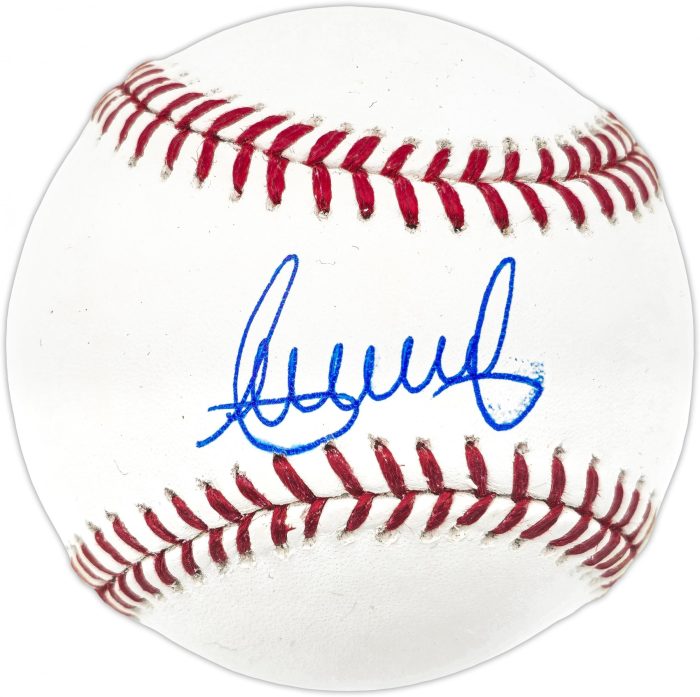 81oElTSQnBL Arismendy Alcantara Autographed Official MLB Baseball Chicago Cubs PSA/DNA #6A51944 - Autographed Baseballs - Image 1