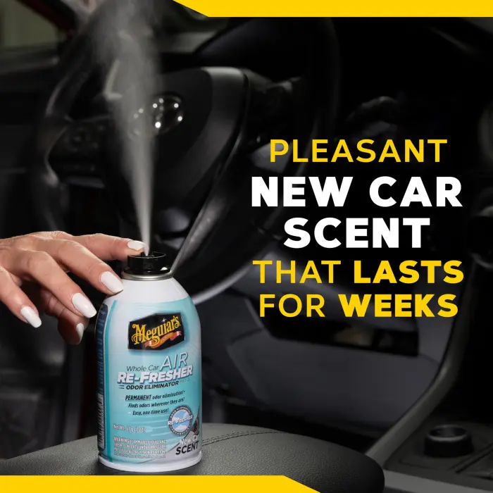 Meguiar's G16402 Whole Car Air Re-Fresher Odor Eliminator Mist, New Car Scent, 2 Fluid Ounces - Image 4
