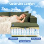 2025 New 108" Cloud Couch Sectional, Modular Sectional Sofa with L-Shaped Chaise, Deep Seat Sectional Modular Couch for Living Room, No Assembly Required (Green, Chaise Ottoman) - Image 3