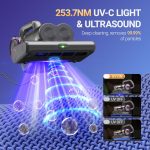 FEPPO Mattress Vacuum Cleaner, 16Kpa Bed Vacuum Cleaner with 253.7nm UV-C Light, 140°F Heat, HEPA Filter & Ultrasonic, Versatile Handheld Vacuums for Bed, Sofa, Couch, Crib(Corded, 500W) - Image 6