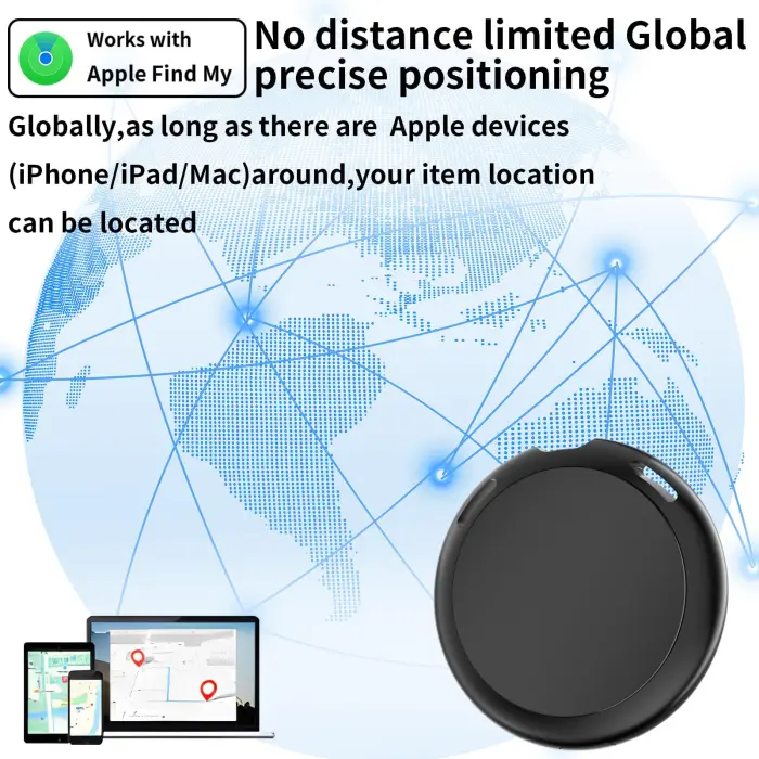 2 Pack GPS Tracker for Vehicles Work with Find My (iOS Only) Real Time Mini Car tracker Item Finder Global Coverage Tracking Devices for Cars Hidden No Monthly Fee or Subscription No SIM Card Required - Image 8