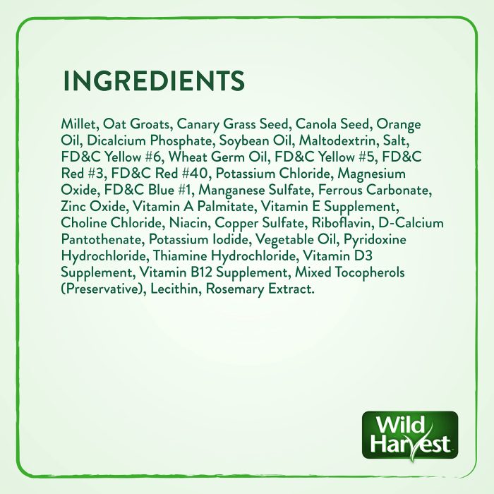 Wild Harvest Daily Blend Nutrition Diet Parakeet, Canary And Finch, Bird Food, 5 Pounds - Image 4