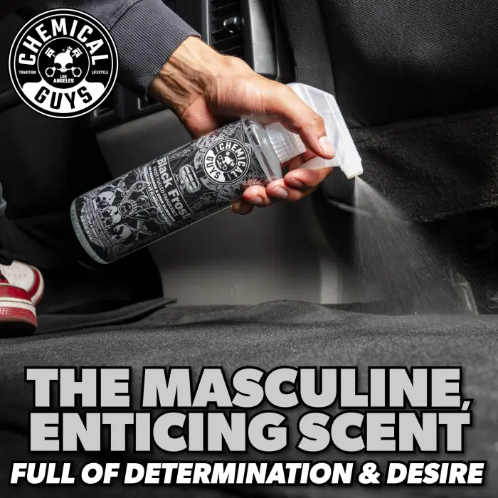 Chemical Guys Black Frost Air Premium Car Air Freshener Spray & Odor Eliminator - Crisp Masculine Scent Spray for Trucks, SUVs, RVs, and Motorcycles - Use in Home, Office, or Garage, 16 oz Bottle - Image 3