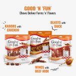 Good ‘n’ Fun Triple Flavor Kabobs Chews for All Dogs, 24 Ounces, Treat Your Dog to Chews Made from Beef Hide, Real Chicken, Pork Hide, Duck and Chicken Liver - Image 8