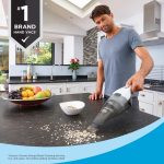 BLACK+DECKER dustbuster Cordless Handheld Vacuum, Portable Car Vacuum Cordless Rechargeable, Wall Mount, Strong Suction QuickClean (HNVC215B10) - Image 12