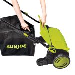 Sun Joe AJ805E Electric Dethatcher and Scarifier | 15-Inch | 13-Amp | 5-Position Height Adjustment | Removable 13.2-Gal Collection Bag (Renewed) - Image 7