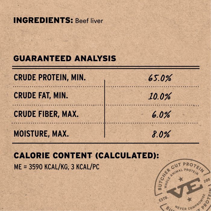 Vital Essentials Single Ingredient Beef Liver Dog Treats, 2.1 oz | Freeze-Dried Raw | Premium Quality High Protein Training Treats | Grain Free, Gluten Free, Filler Free - Image 7