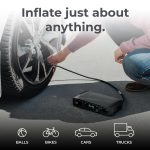 HALO Bolt Air 58830 Portable Car Battery Jump Starter | 100 PSI Air Compressor, 58.8Wh USB Power Bank, Emergency Floodlight & Charger, Jumps Cars SUVs & Trucks, Inflates Tires, TSA Approved — Gray - Image 7