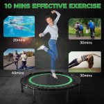 Wonlink 40" Rebounder Trampoline for Adults with Bungee Cords Portable Fitness Exercise Mini Trampoline, Small Rebounder Indoor/Outdoor, Silent Workout Equipment Max Load 450lbs - Image 5