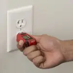 Gardner Bender GFI-3501 Ground Fault Receptacle Tester & Circuit Analyzer, 110-125V AC, for GFCI / Standard / Extension Cords & More, 7 Visual LED Tests , Red - Image 2