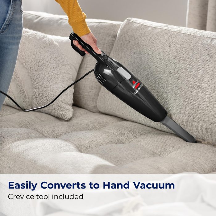 Bissell Featherweight Stick Lightweight Bagless Vacuum with Crevice Tool, 2033M, Black - Image 3