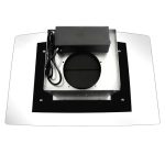 COSMO COS-668ICS900 36 in. Lumin Collection 380 CFM Ducted Island Range Hood, Soft Touch Controls, LED Lights, Stainless Steel - Image 4