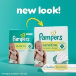 Pampers Sensitive Baby Wipes, Water Based, Hypoallergenic and Unscented, 8 Flip-Top Packs, 4 Refill Packs (1008 Wipes Total) - Image 2