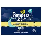 Pampers ZZZ Overnight Diapers, Size 7 (41+ lbs), 36 Count, Nighttime Protection Disposable Baby Diaper, Night Time Leak and Skin Protection - Image 5
