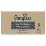 Pampers Swaddlers Diapers, Size 5 (20-37 lbs), 132 Count, Absorbent, Keeps Baby Dry and Comfortable, Skin Safe Disposable Baby Diaper (Packaging May Vary) - Image 3