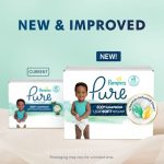 Pampers Pure Protection Baby Diapers, Size 4, 150 Count, Up to 100% Leakproof, Premium Plant-based Skin Protection, Hypoallergenic Soft Diapers - Image 3