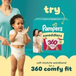 Pampers Swaddlers Diapers, Size 5 (20-37 lbs), 132 Count, Absorbent, Keeps Baby Dry and Comfortable, Skin Safe Disposable Baby Diaper (Packaging May Vary) - Image 9
