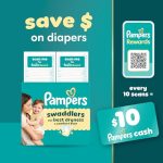 Pampers Swaddlers Diapers, Size 5 (20-37 lbs), 132 Count, Absorbent, Keeps Baby Dry and Comfortable, Skin Safe Disposable Baby Diaper (Packaging May Vary) - Image 11
