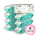 Amazon Brand - Mama Bear Gentle Fragrance Free Baby Wipes, Hypoallergenic, Sensitive Skin, Unscented, 800 Count (8 Packs of 100) - Image 2