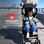 gb Pockit+ All-Terrain, Ultra Compact Lightweight Travel Stroller with Canopy and Reclining Seat in Velvet Black - Image 7