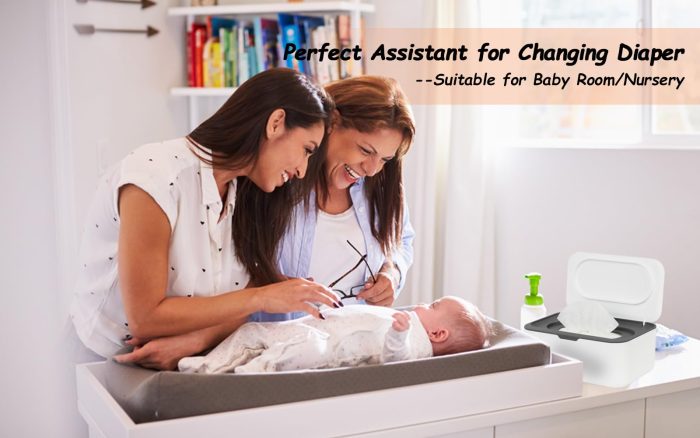 Wipes Dispenser, Wipe Holder for Baby & Adult, Seposeve Refillable Baby Wipe Container, Keeps Wipes Clean. Non-Slip, Easy Pull Wipes Pouch Case, Grey - Image 4